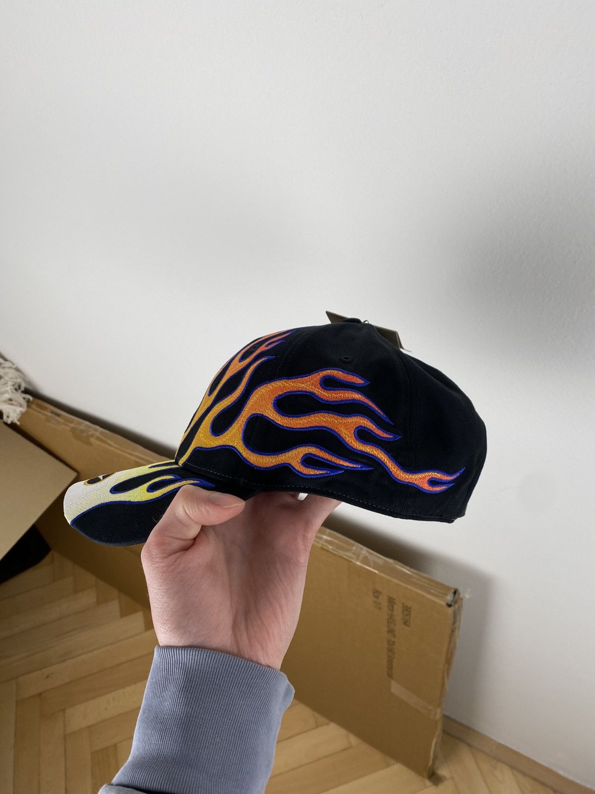 Nike Nike Structured OG Flame Club Cap 'Black Orange' Size ONE SIZE - 2 Thumbnail