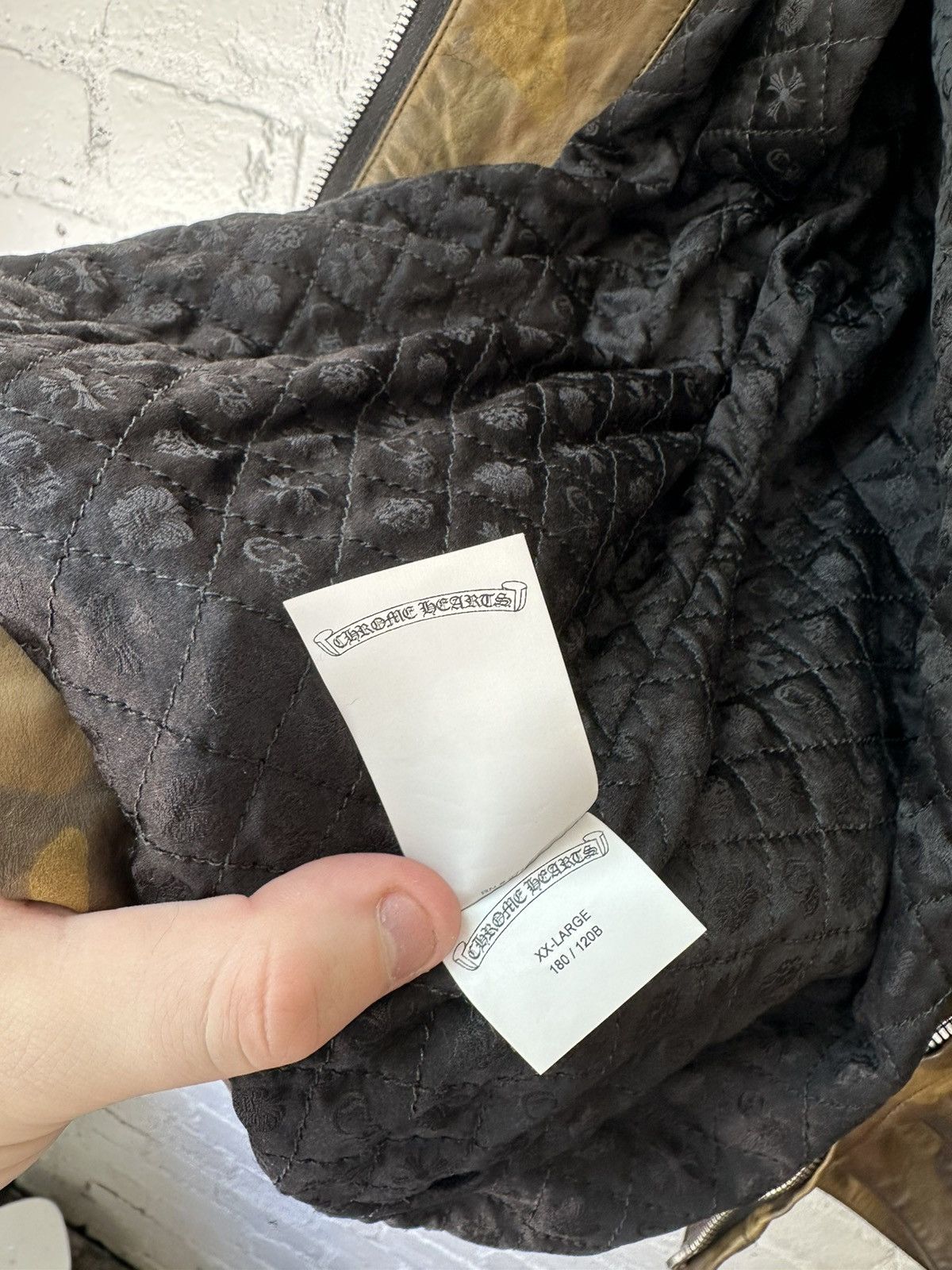Chrome Hearts Chrome Hearts Camo leather work jacket Size US XXL / EU 58 / 5 - 10 Thumbnail