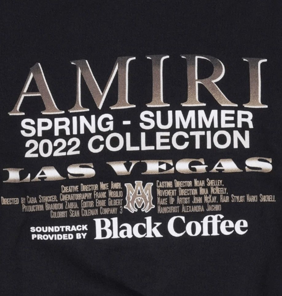 Amiri AMIRI SS22 BLACK COFFEE RUNWAY CREW - INVITE ONLY Size US M / EU 48-50 / 2 - 1 Thumbnail