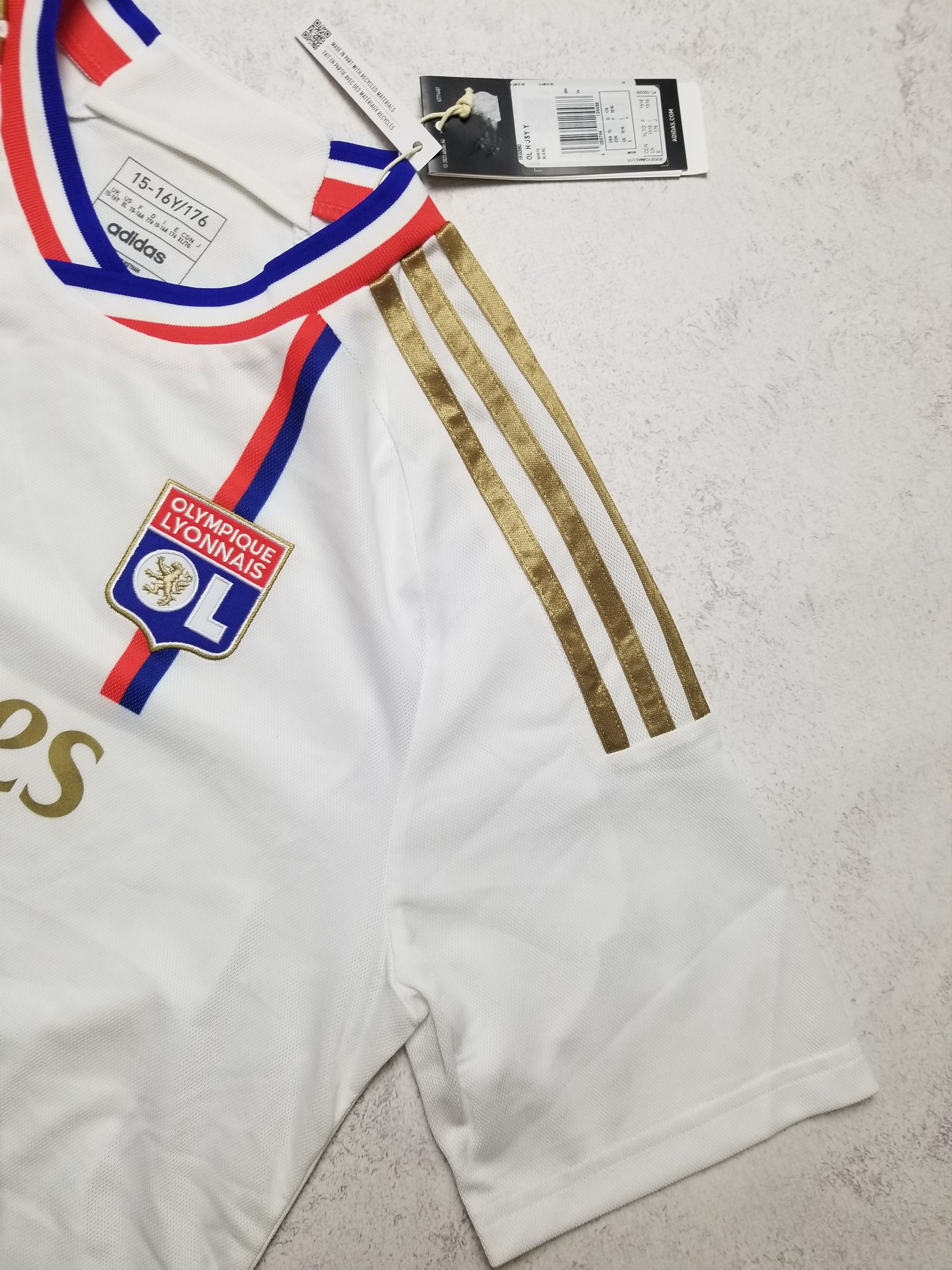 Adidas OLYMPIQUE LYON HOME FOOTBALL JERSEY YOUTH XL 15-16 YEARS Size US XS / EU 42 / 0 - 8 Thumbnail
