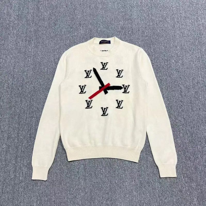 Louis Vuitton White Cotton Logo Sweatshirt 0089