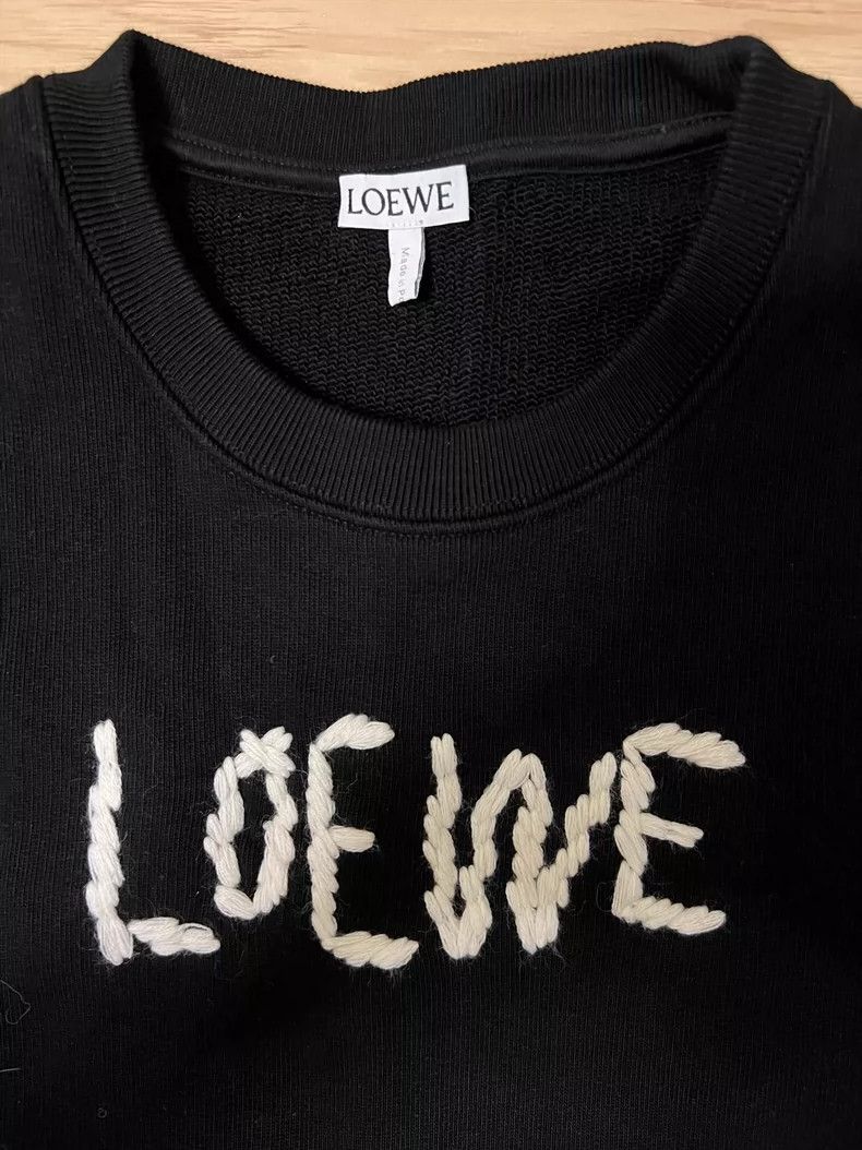Loewe LOEWE Black hoodie Size S / US 4 / IT 40 - 4 Thumbnail