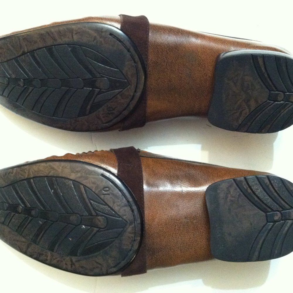Robert Wayne ROBERT WAYNE MENS BROWN SLIP-ON DRESS SHOES SIZE: 10M Size US 10 / EU 43 - 8 Thumbnail