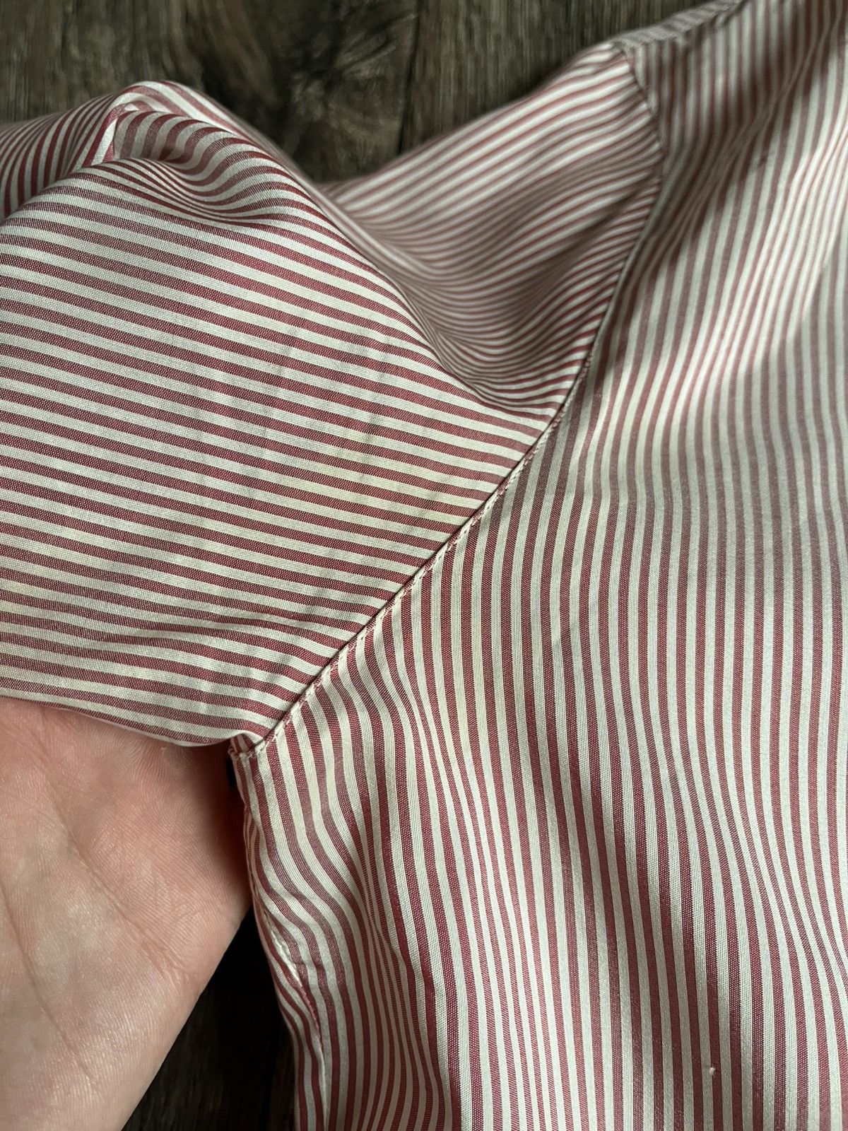 Salvatore Ferragamo VINTAGE SALVATORE FERRAGAMO STRIPED SILK SHIRT MADE IN ITALY Size M / US 6-8 / IT 42-44 - 4 Thumbnail