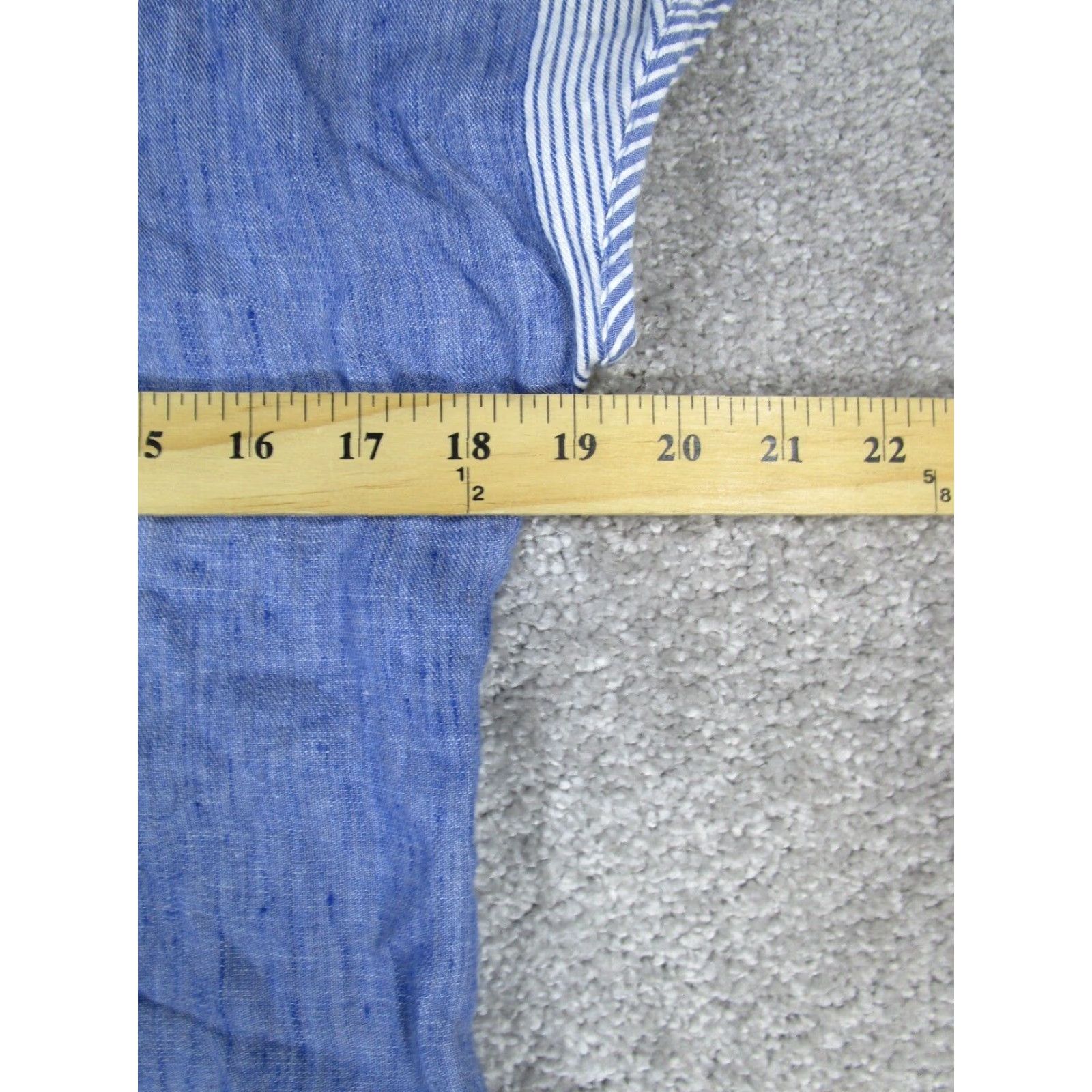 Vineyard Vines Vineyard Vines Blue White Striped Linen Tunic Blouse Womens 0 Size XS / US 0-2 / IT 36-38 - 7 Thumbnail