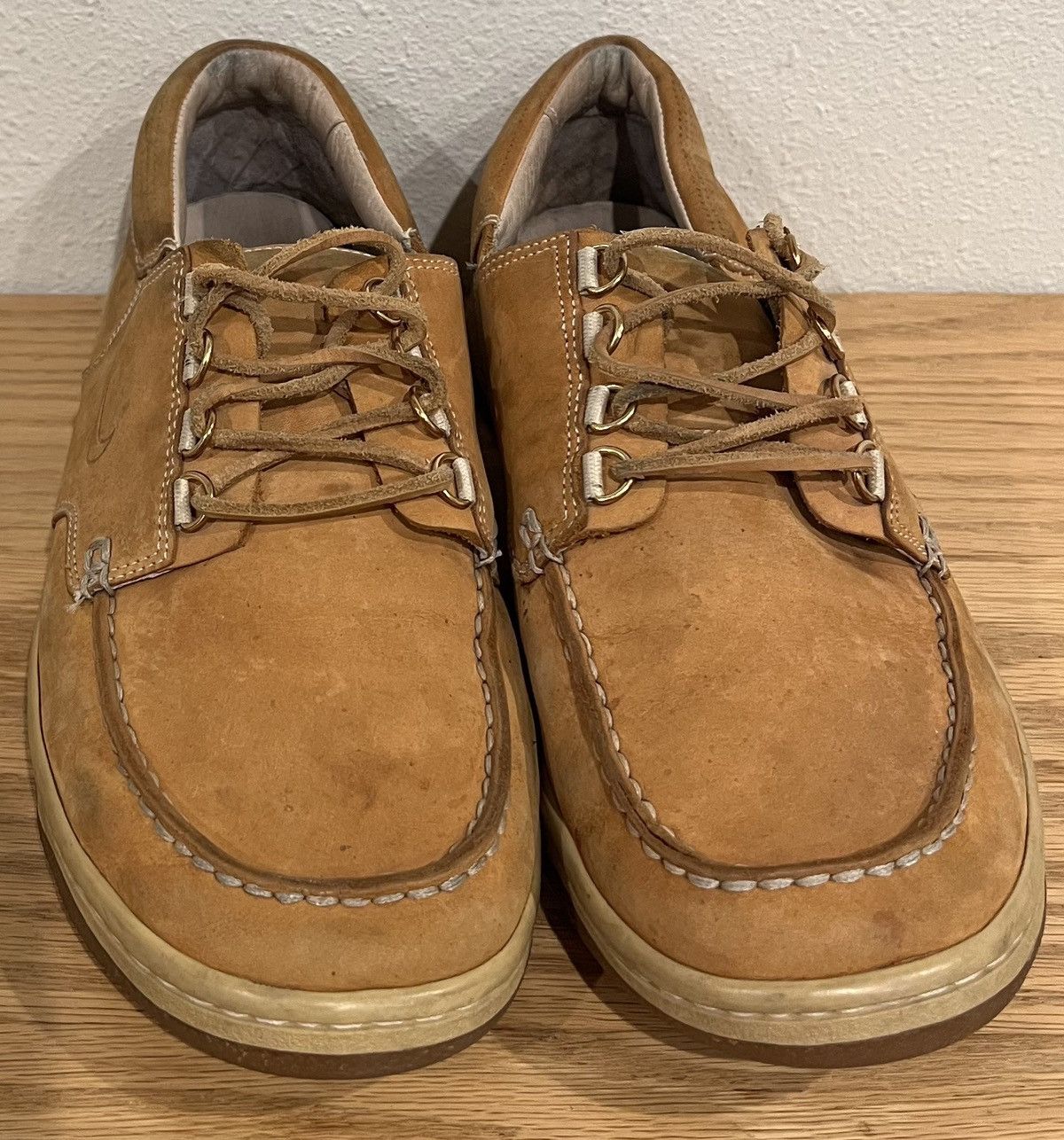 Nike Nike Mad Jibe Flax Wheat Suede Boat Shoes 313264-211 Size US 11.5 / EU 44-45 - 6 Thumbnail