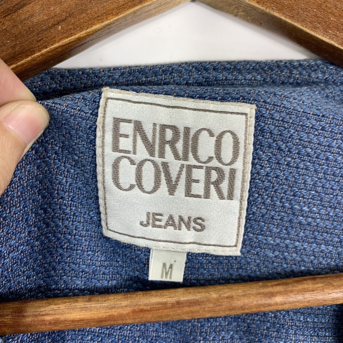 Enrico Coveri Vintage Enrico Coveri Jeans Sleeveless Jacket Size US M / EU 48-50 / 2 - 4 Thumbnail