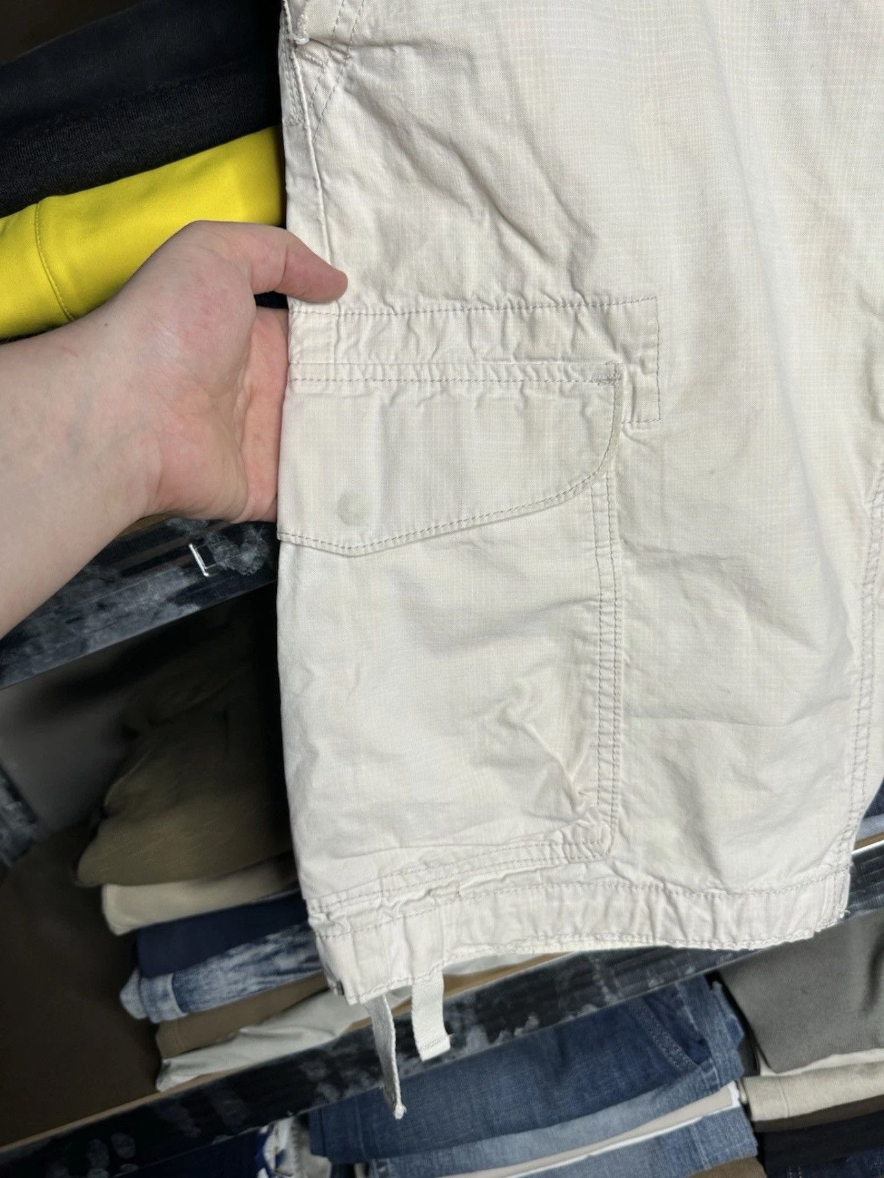 Levi's Levi’s Vintage TRASHED Cargo Aviation Shorts Size US 34 / EU 50 - 8 Thumbnail