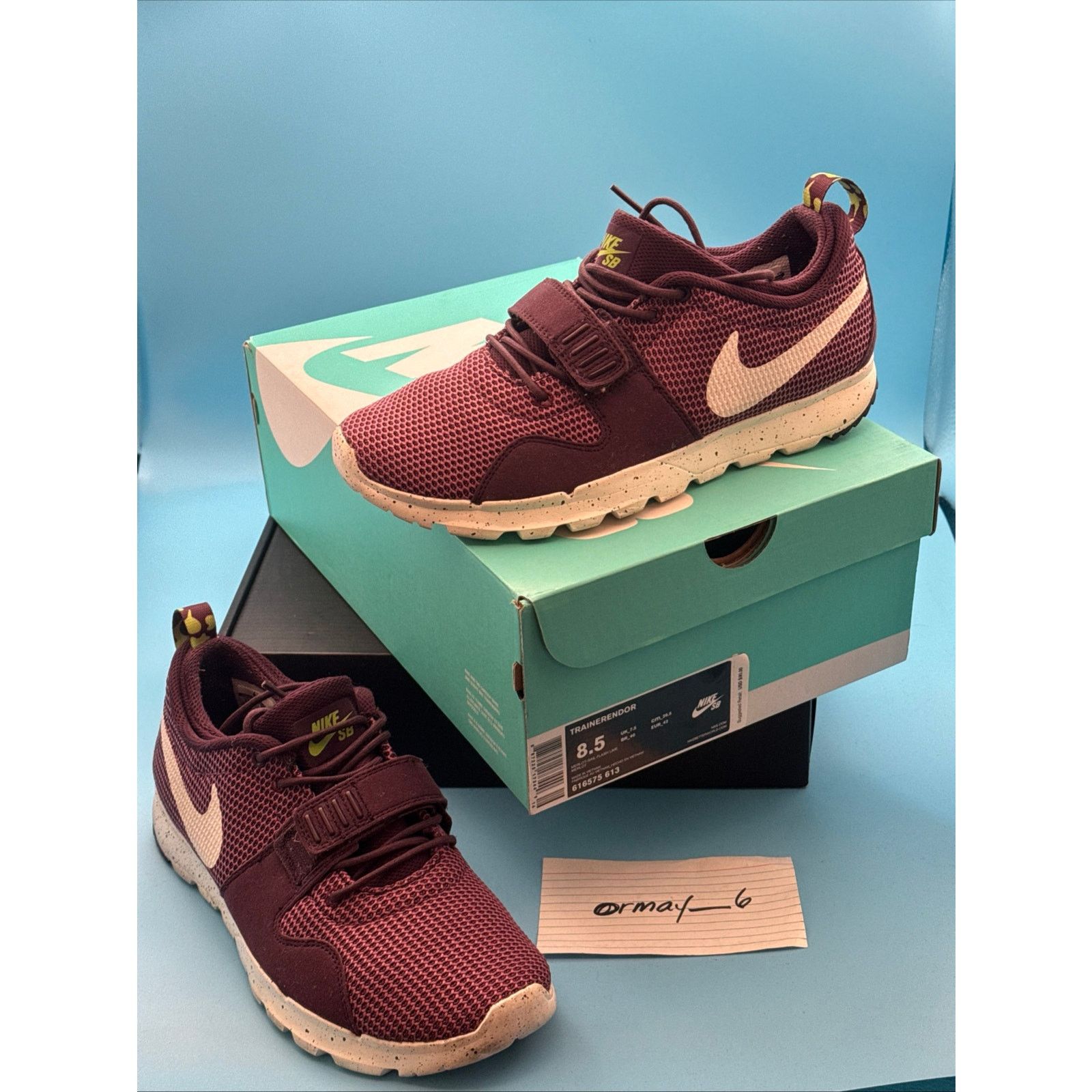 Nike Nike SB Trainerendor 2014 Merlot m8.5 w10 Size US 8.5 / EU 41-42 - 1 Thumbnail