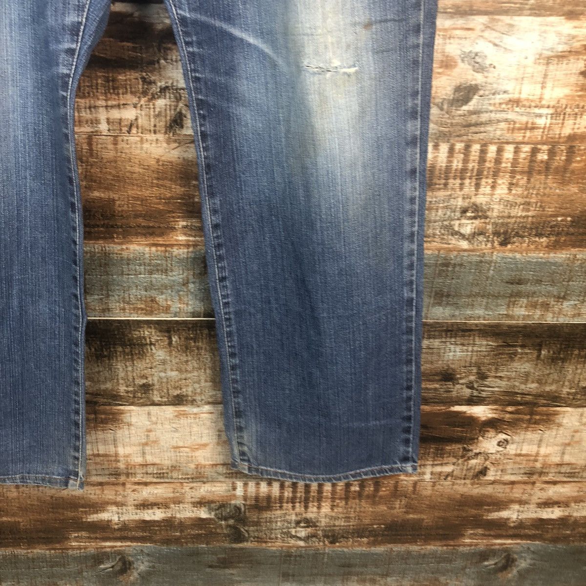 Vintage Bobson vintage Blue Denim Pants #A1393 Size US 35 - 10 Thumbnail