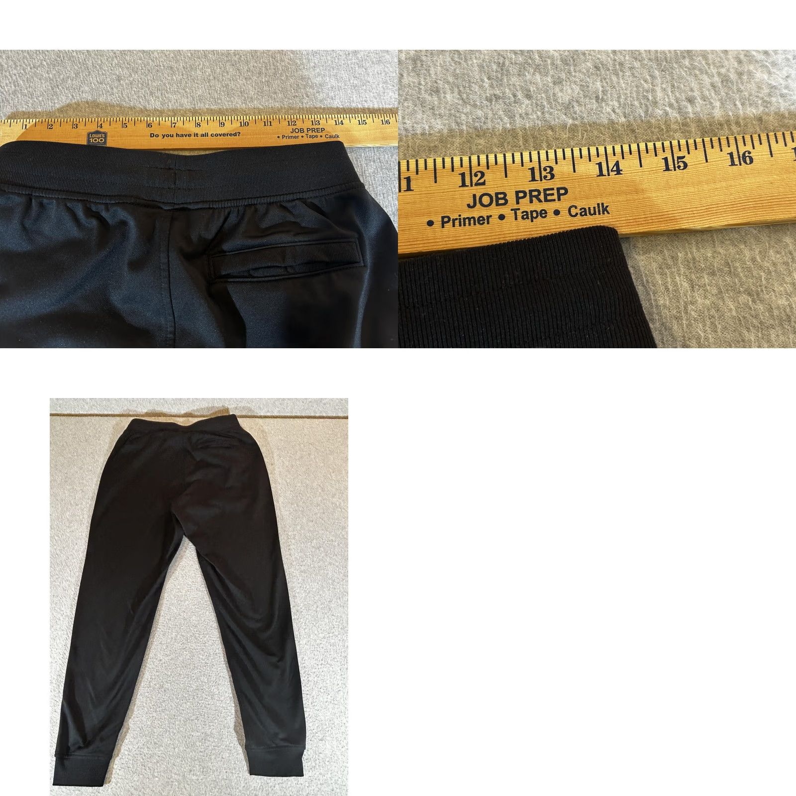 Under Armour Under Armour Jogger Pants Men M Black Knit Tapered Relaxed Pocket Zip Pocket Athletic Gym Running Casual Mens Size US 31 - 8 Thumbnail