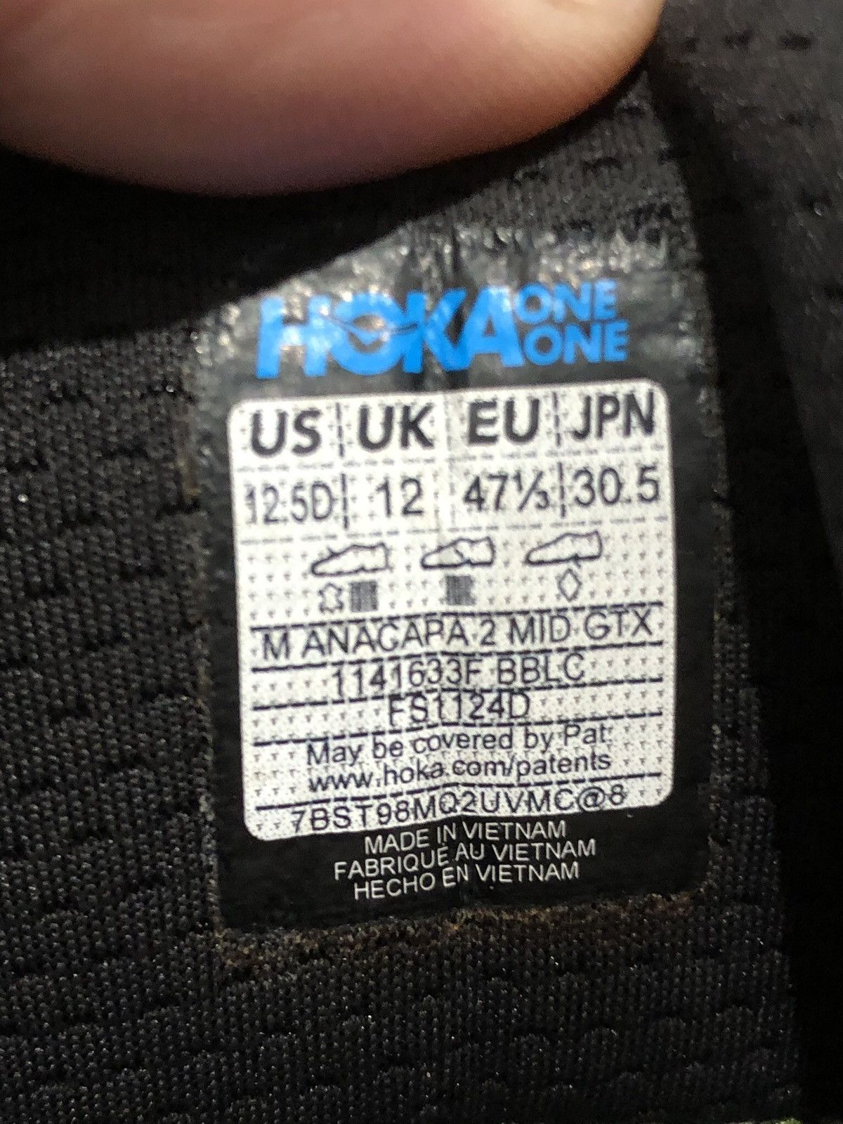 Hoka Hoka One One Anacapa 2 Mid GTX Shoes Mens Size 12.5 Gore-Tex Size US 12.5 / EU 45-46 - 14 Thumbnail