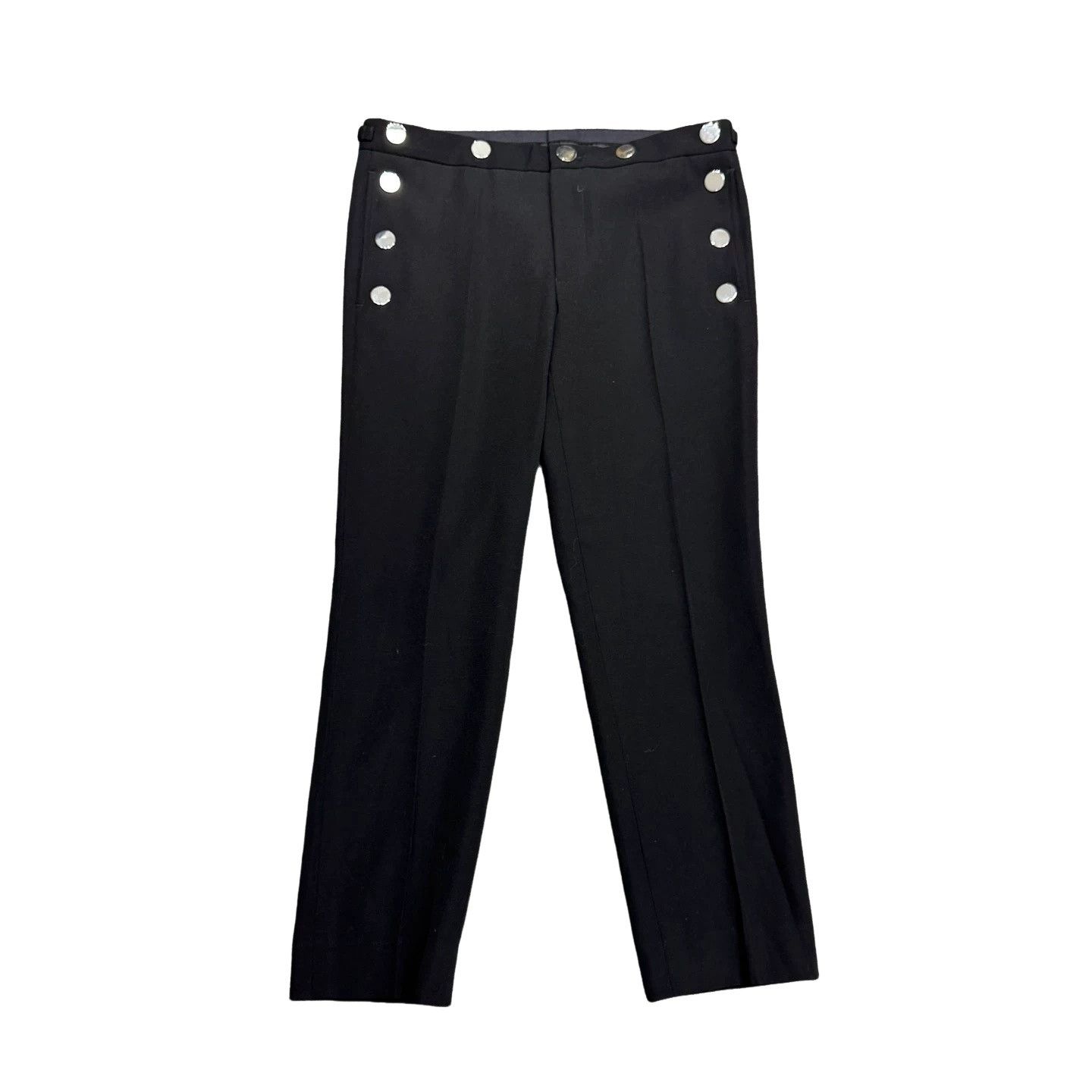 Givenchy Givenchy Silver Button Wool Trousers 48 Size US 32 / EU 48 - 1 Thumbnail