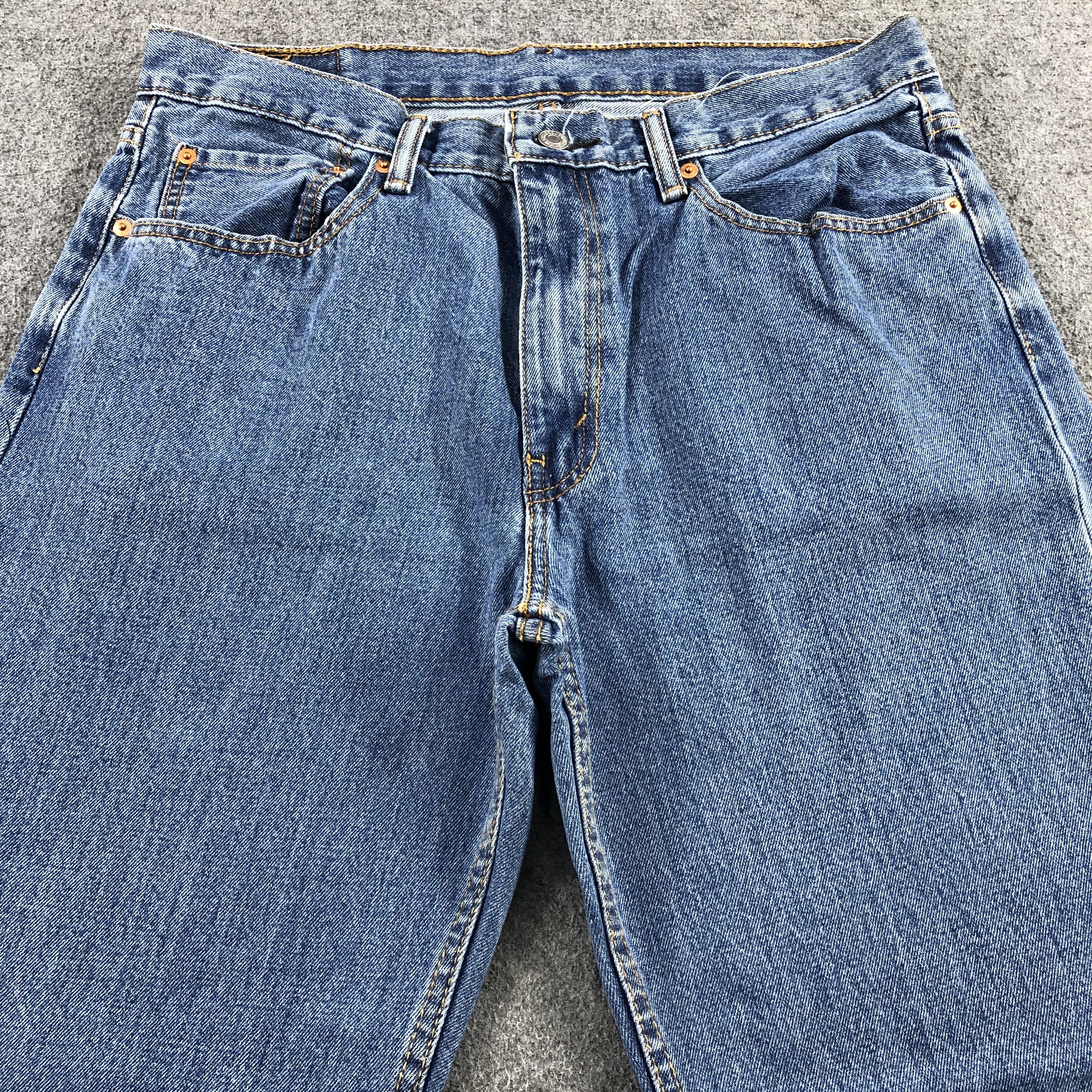 Levi's Vintage Blue Wash Levis 516 Jeans-J2105 Size US 35 - 3 Thumbnail