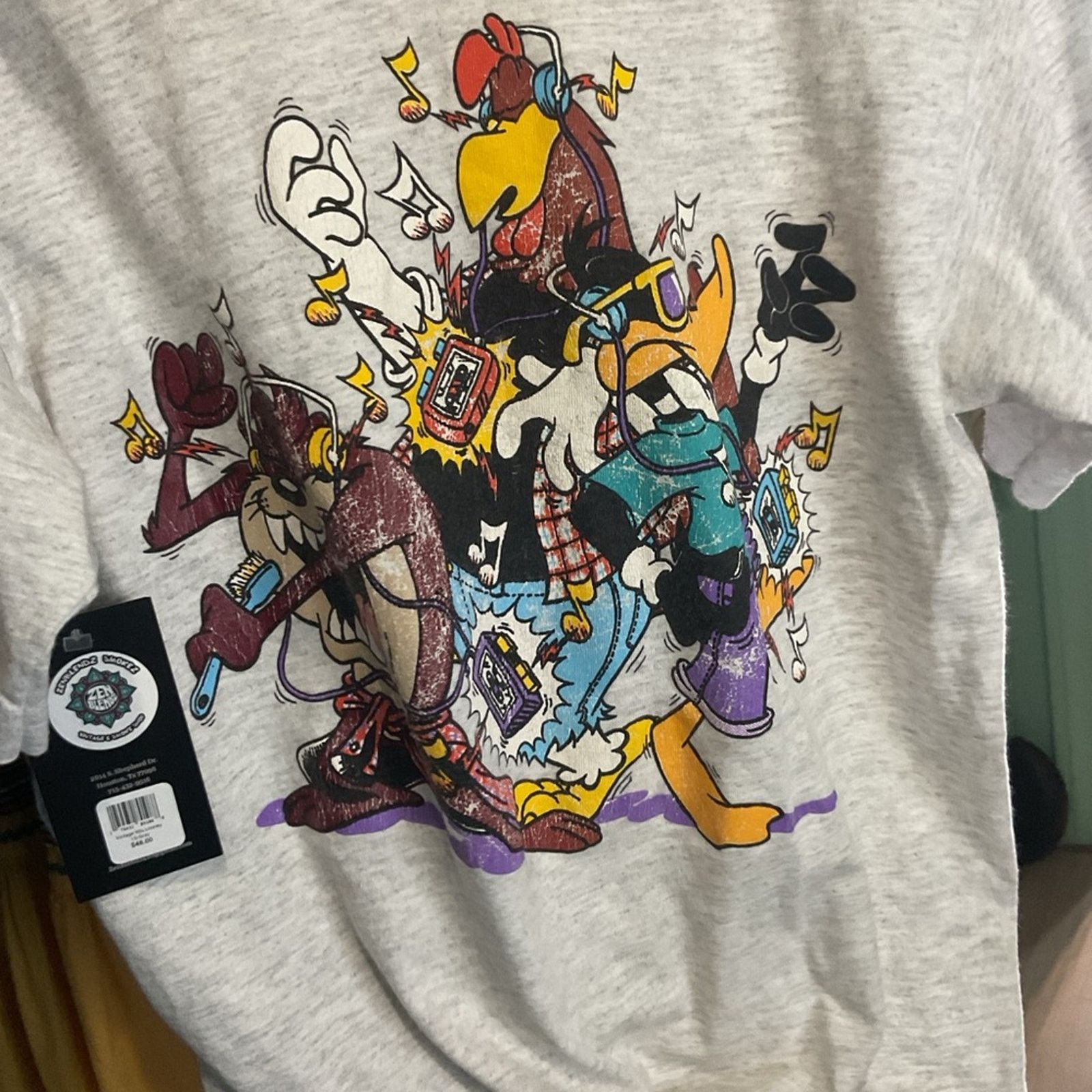 Vintage Vintage 90’s Looney Tunes Bugs Bunny T-shirt Size US L / EU 52-54 / 3 - 4 Thumbnail