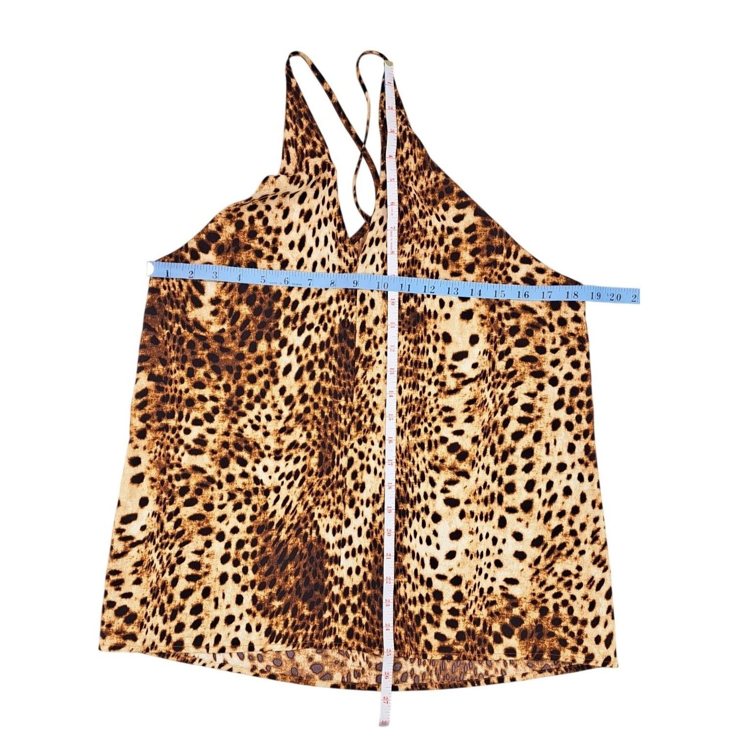 Worthington Worthington Women Cheetah Print Strappy Tank Top Size Small Size S / US 4 / IT 40 - 6 Thumbnail