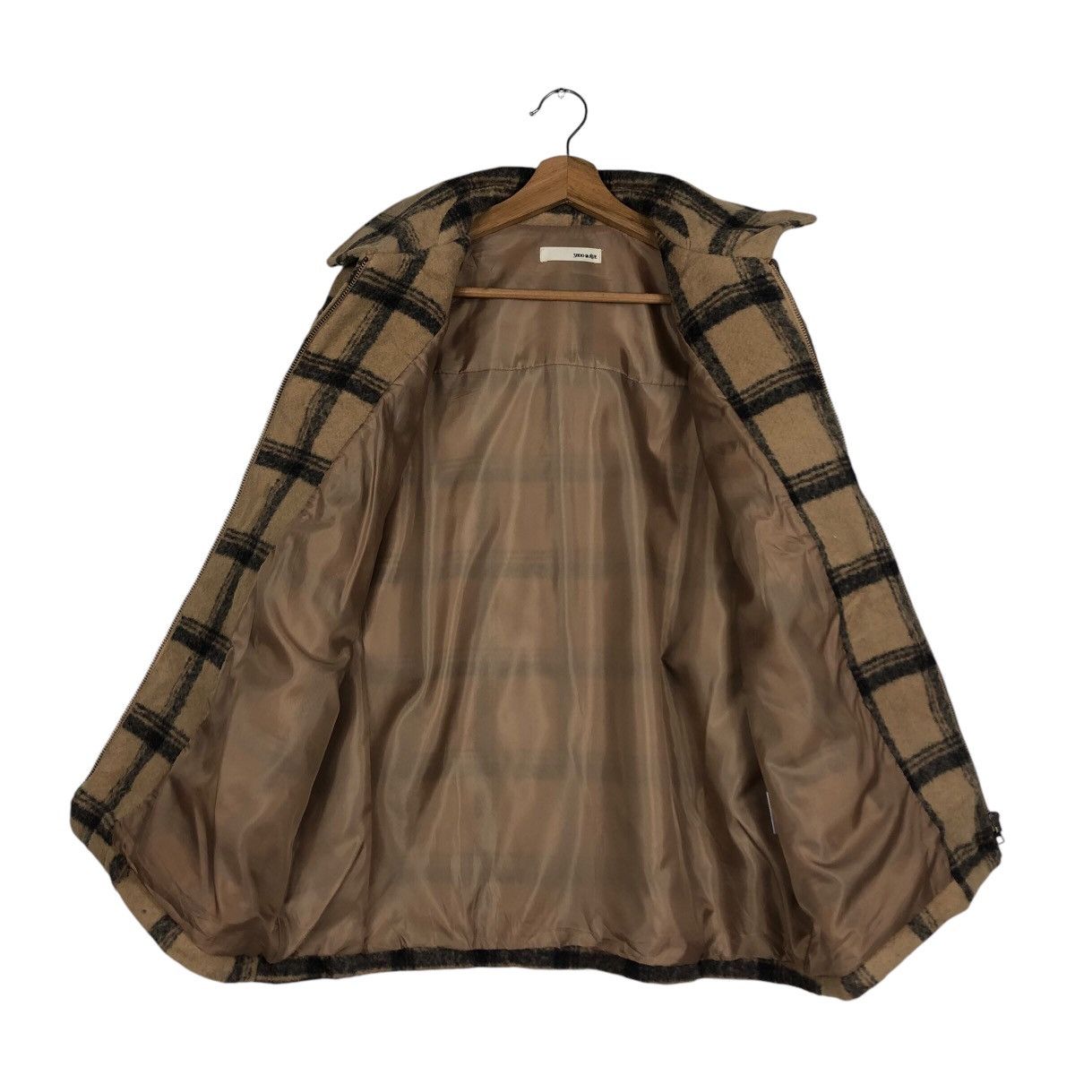 Japanese Brand × Vintage 📌Vintage Work Chore Jacket Zipper Sho Japan Tartan Design Size US M / EU 48-50 / 2 - 14 Thumbnail