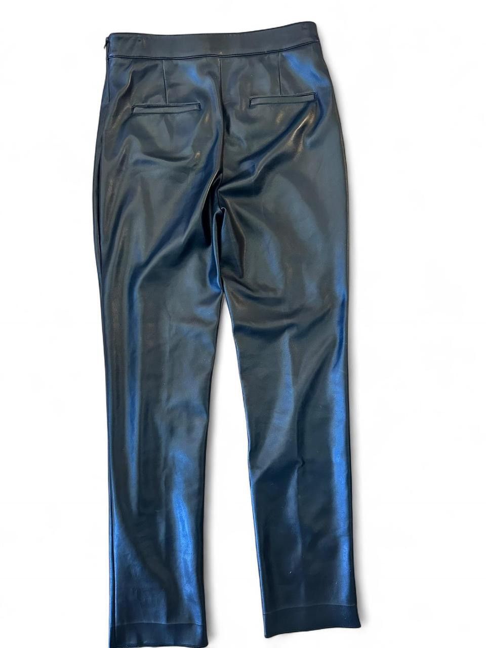 Other TOCCHIN (NY) Faux Leather Pleated Flat-Front Pants Size 4 Size 27" / US 4 / IT 40 - 3 Thumbnail