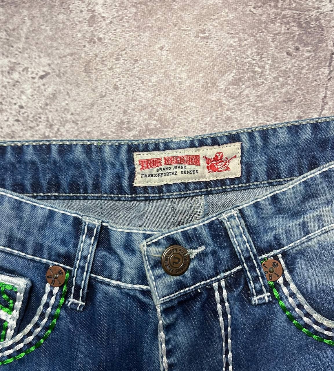 True Religion vintage true religion denim shorts 90s y2k Size US 33 - 4 Thumbnail
