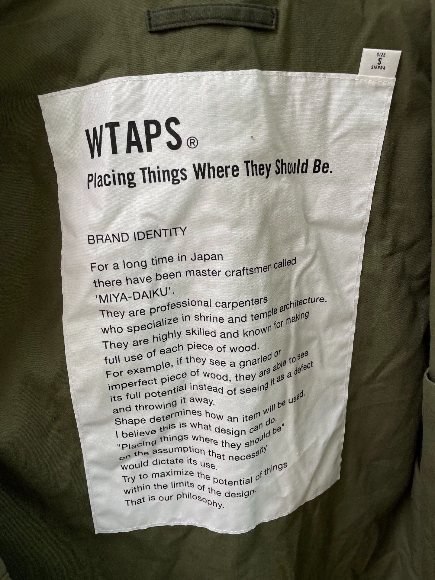 Wtaps Wtaps 16aw M-51 Fishtail Parka S (new, no tags) Size US S / EU 44-46 / 1 - 3 Thumbnail