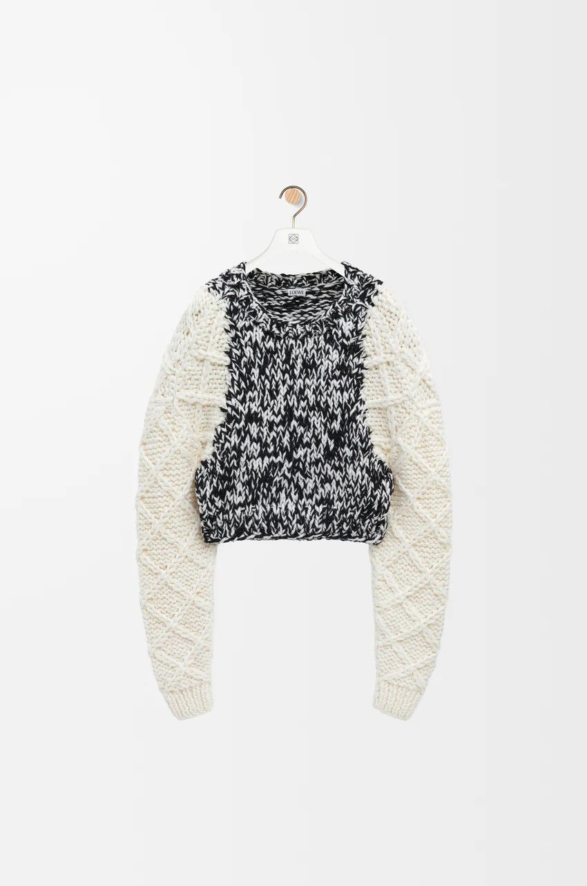 Loewe o1loc1c0525 Sweater in Wool Blend in Multicolor Size L / US 10 / IT 46 - 1 Thumbnail