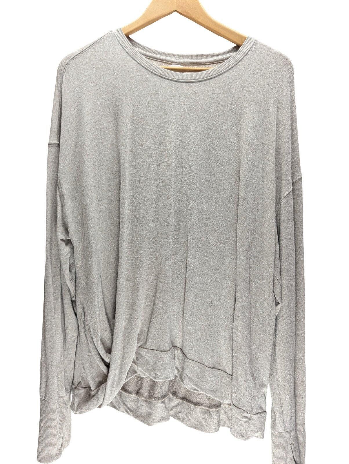 Other All in Motion Sweatshirt Women XL Twist Hem Light Gray Size XL / US 12-14 / IT 48-50 - 1 Thumbnail