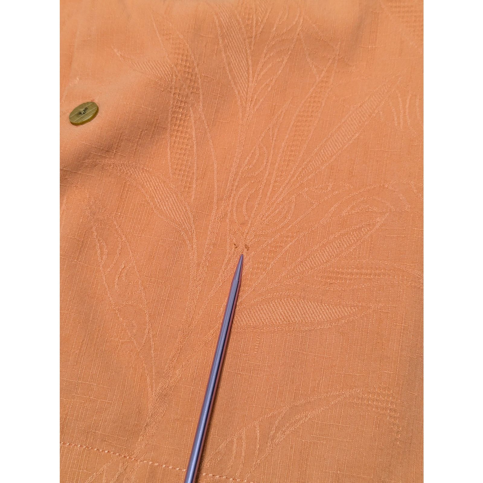 Tommy Bahama Tommy Bahama Original Fit Islander Fronds Camp Shirt Orange Size US XL / EU 56 / 4 - 6 Thumbnail