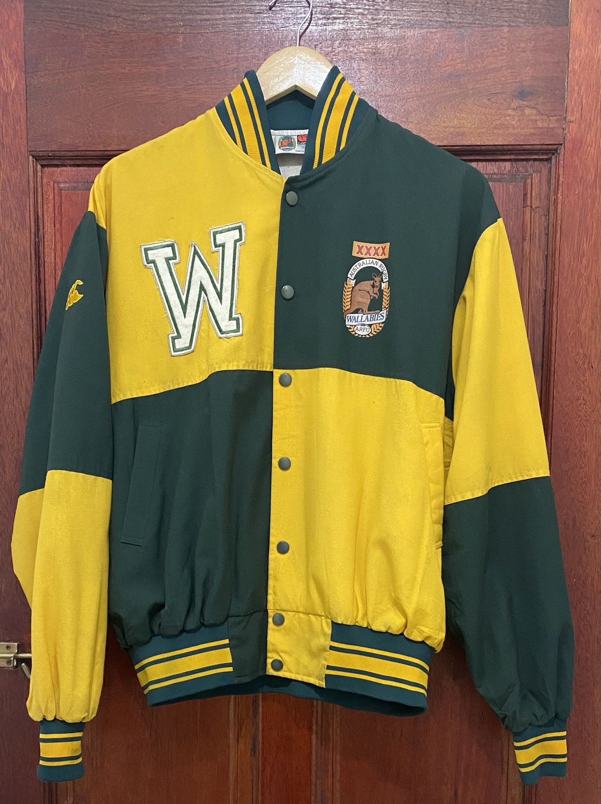 Canterbury of New Zealand Rare Vintage Canterbury Australia Wallabies Varsity Jacket Size US M / EU 48-50 / 2 - 1 Thumbnail
