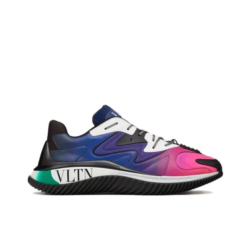 Valentino o1y0525 Logo Low-Top Sneakers in Multicolor Size US 8 / EU 41 - 2 Thumbnail