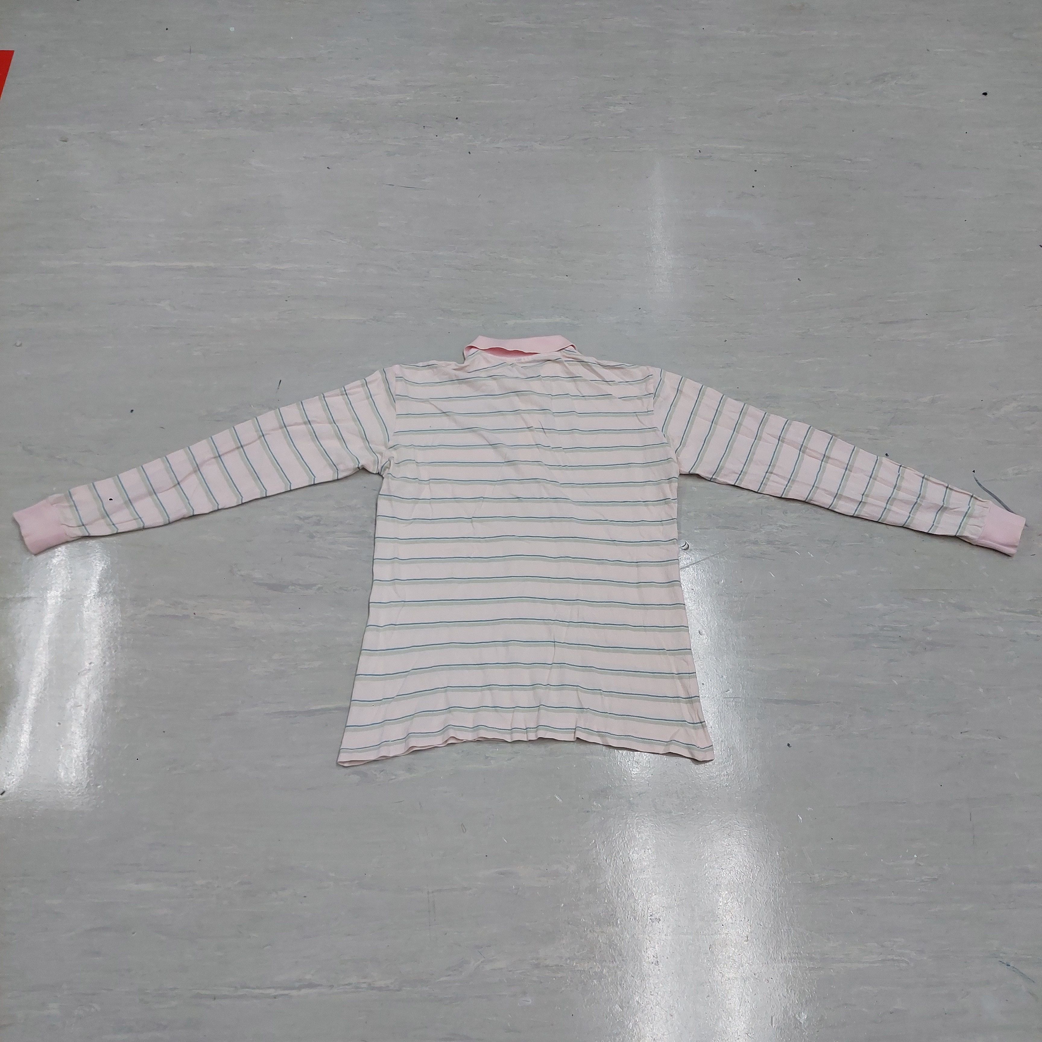 Lacoste Vintage Lacoste Striped Long Sleeve Polo Shirt Size US M / EU 48-50 / 2 - 6 Thumbnail