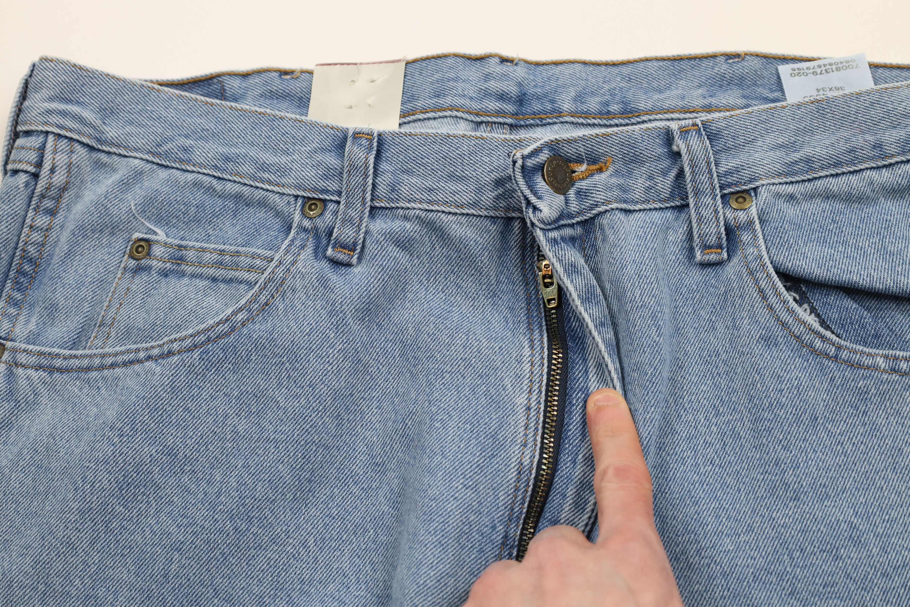 Vintage × Wrangler Deadstock Vintage Wrangler Bootcut Denim Jeans Blue Cotton Size US 36 / EU 52 - 5 Thumbnail