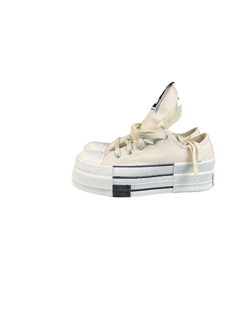 Rick Owens Rick Owens DRKSHDW DBL DRKSTAR Low Off White – Size 6.5 New Size US 6.5 / EU 39-40 - 4 Thumbnail