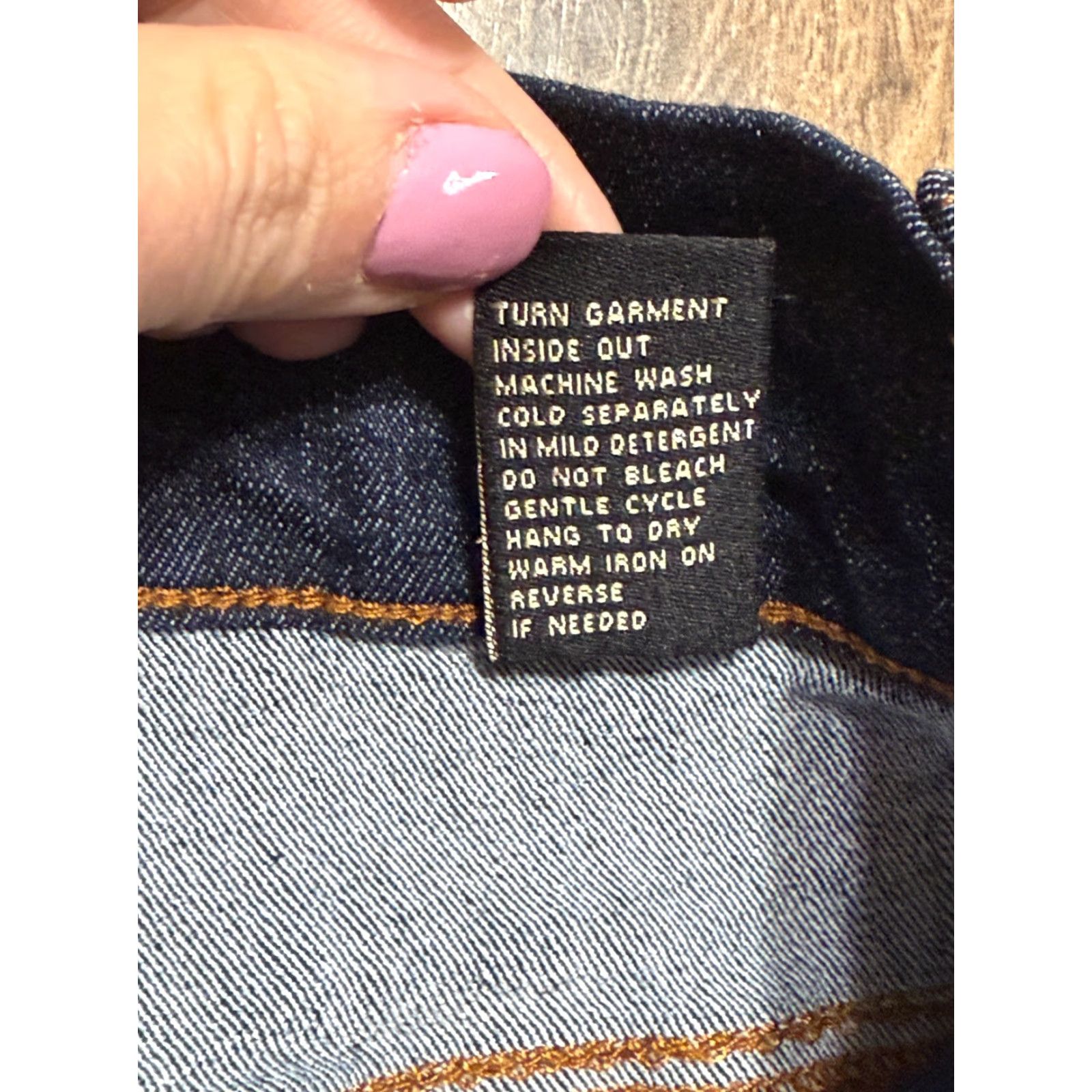 Vintage DG2 Jeans Women's Plus Size 20W Denim Skinny Dark Wash Jeans 5-Pocket Stretch High Rise Blue Womens Size 42" / US 20 - 6 Thumbnail