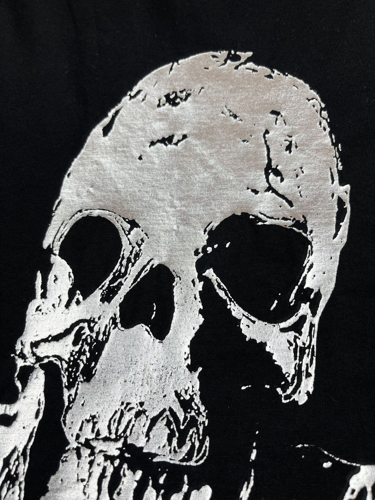 Chrome Hearts Chrome Hearts Vintage Foti Silver Skull Print Tshirt Black Size US S / EU 44-46 / 1 - 4 Thumbnail