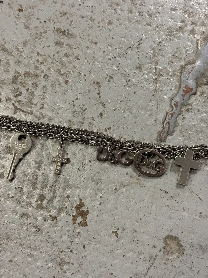 Dolce & Gabbana Dolce & Gabbana Silver Metal Charm Bracelet Size ONE SIZE - 10 Thumbnail