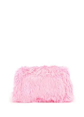Balenciaga o1mt1gz0924 Size: OS / Fake Fur Downtown Shoulder Bag Pink Size ONE SIZE - 10 Thumbnail