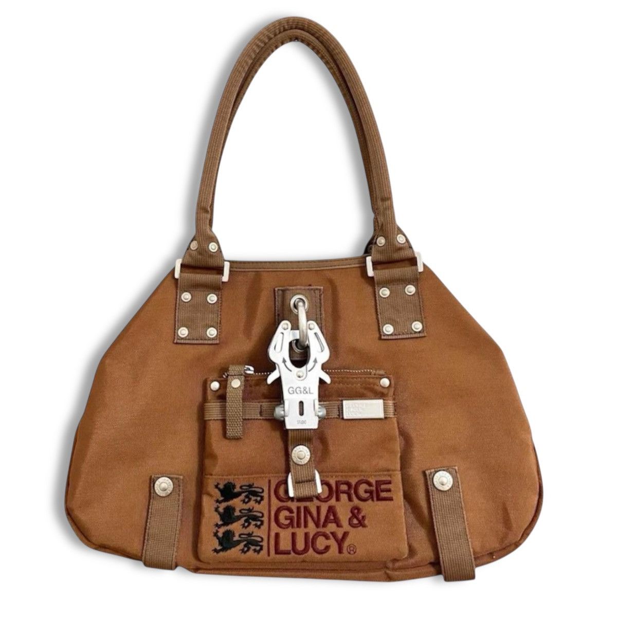 George Gina & Lucy Vintage 2000s GG&L Bag Habits Canvas Shoulder Bag cargo Size ONE SIZE - 1 Thumbnail