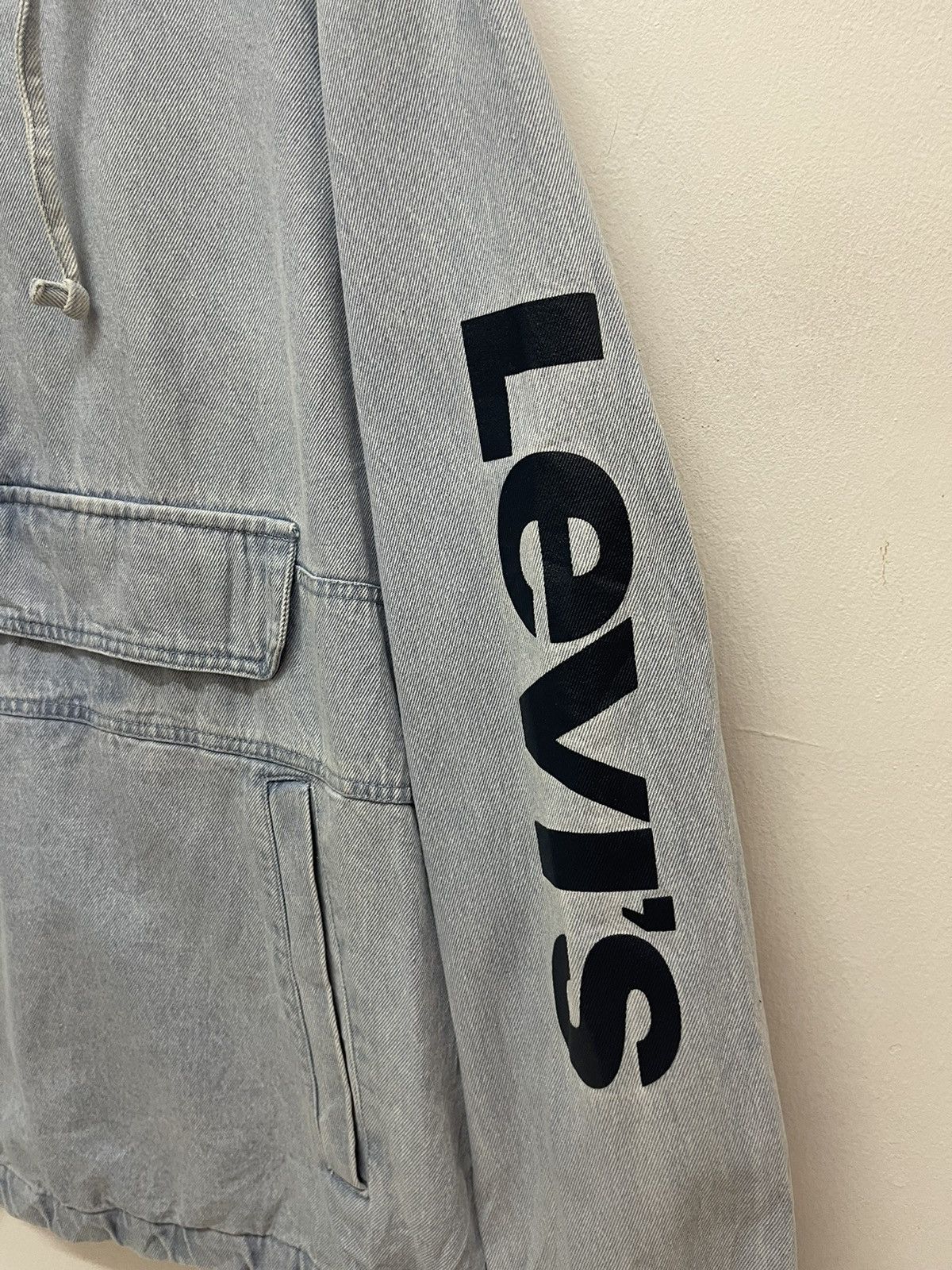Levi's Anorak LEVI’S Denim Hooded Jacket Streetfashion Size US L / EU 52-54 / 3 - 5 Thumbnail