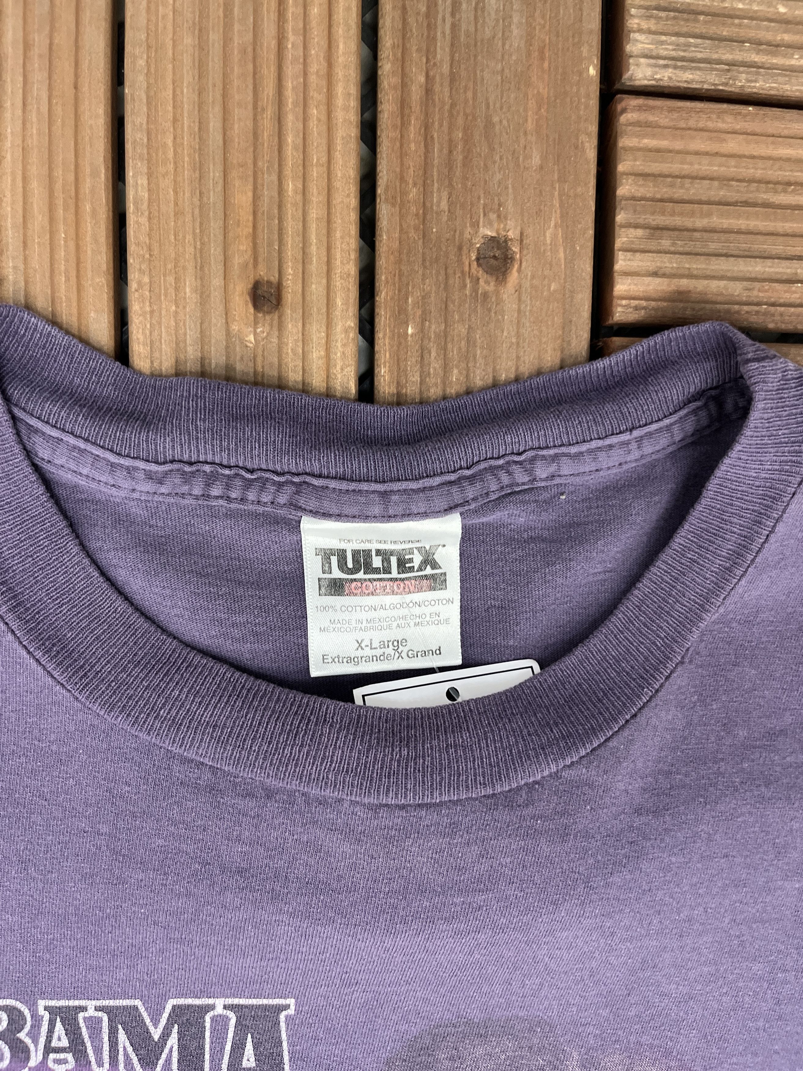 Vintage Alabama 20th Century Vintage Purple T-Shirt Tee Size US XL / EU 56 / 4 - 6 Thumbnail