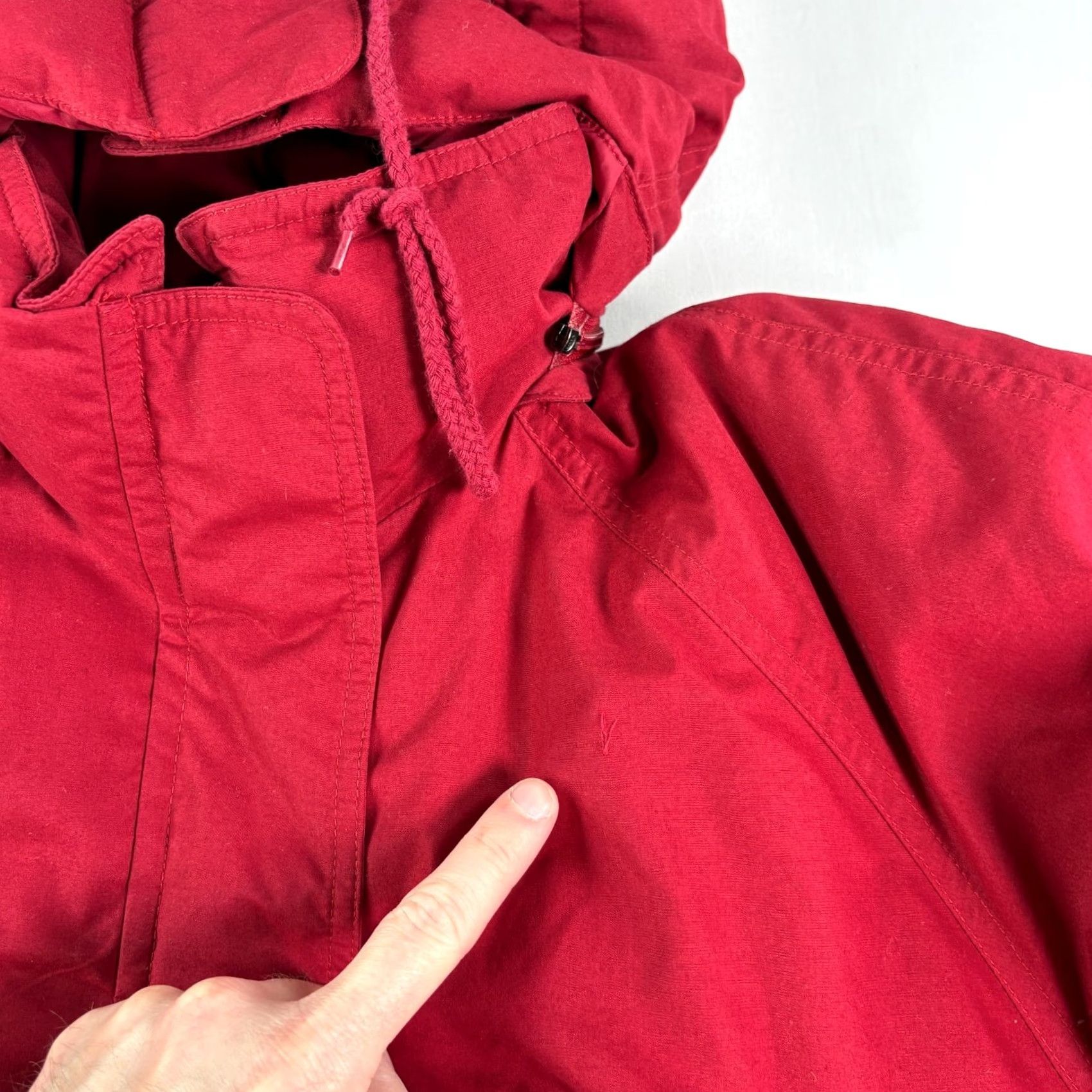 Eddie Bauer VINTAGE Eddie Bauer Parka Jacket Womens M Red Down Filled Outdoor Coat Size M / US 6-8 / IT 42-44 - 3 Thumbnail