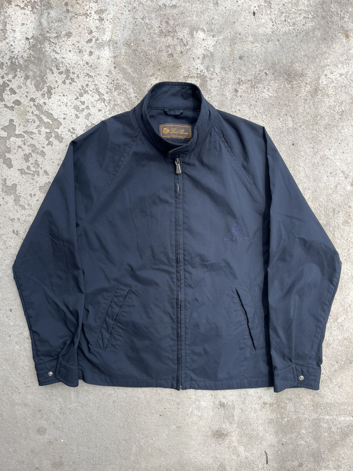 Loro Piana Loro Piana Vintage Logo Nylon Jacket Bomber Size XL / US 12-14 / IT 48-50 - 1 Thumbnail