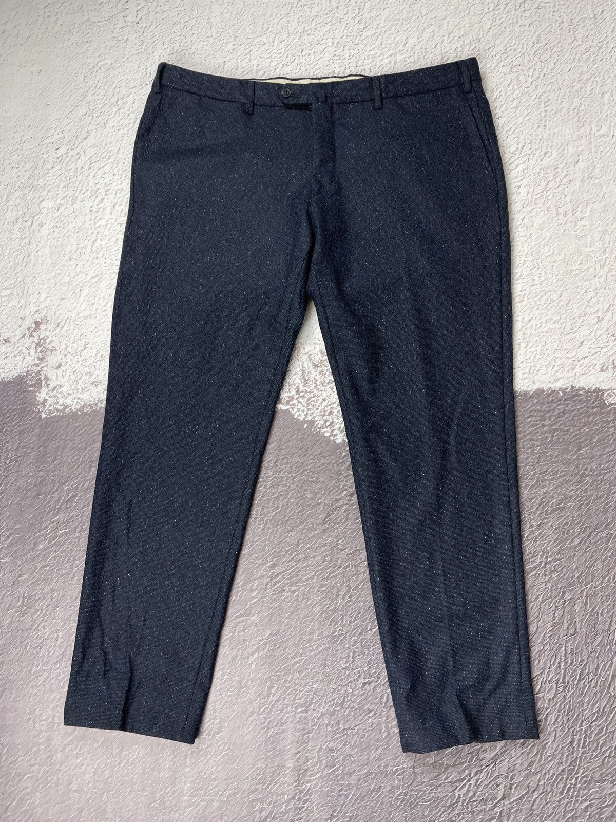 Boggi Boggi Milano wool silk dot pattern casual pants chinos Size US 40 / EU 56 - 2 Thumbnail
