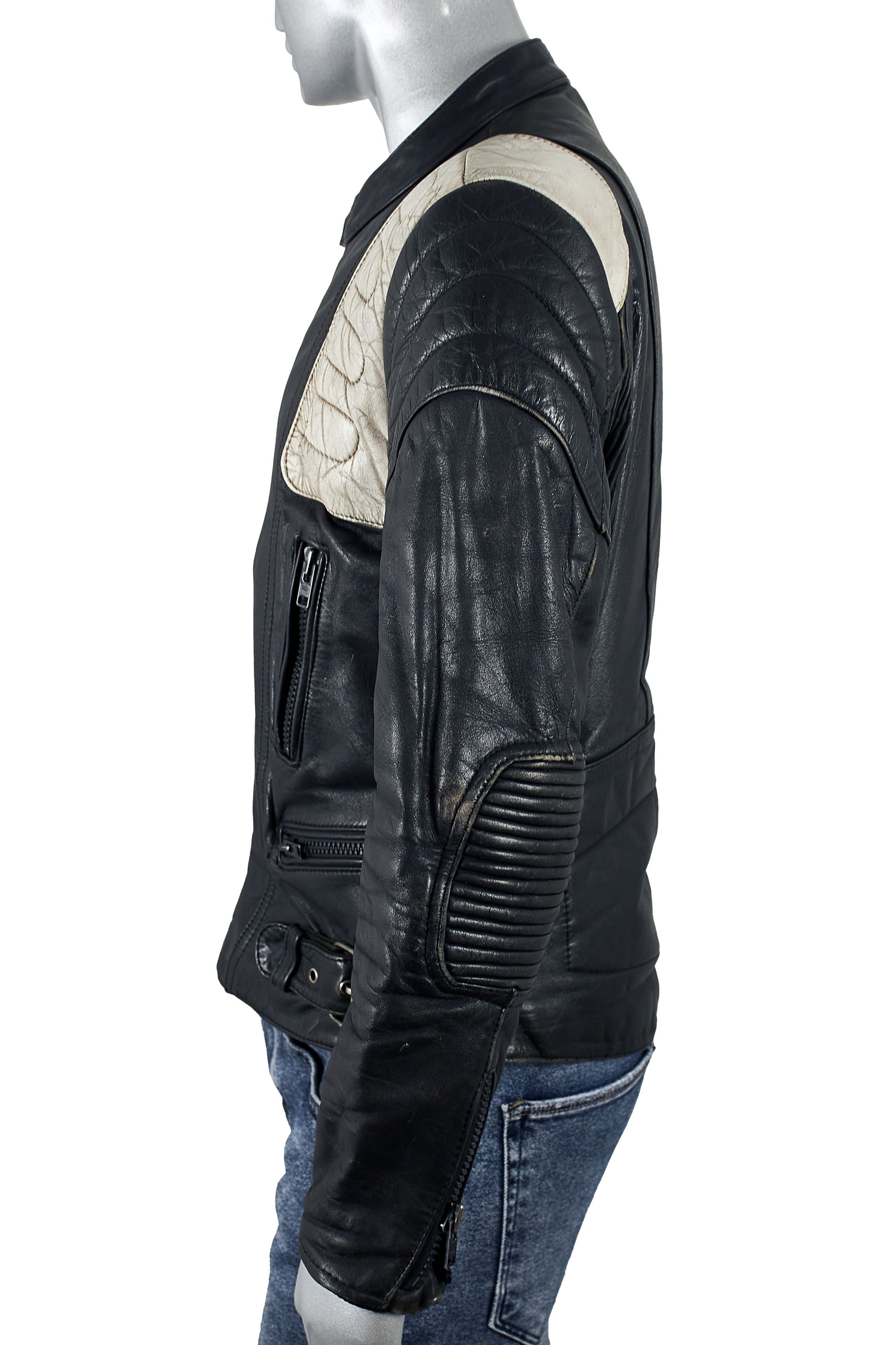 Vintage Vintage cowhide leather jacket, biker motorcycle jacket Size US M / EU 48-50 / 2 - 5 Thumbnail