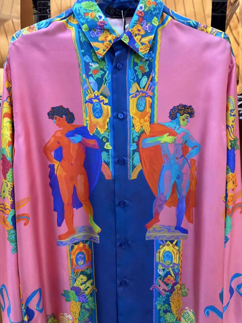 Versace Versace Baroque long-sleeved shirt coat Size M / US 6-8 / IT 42-44 - 3 Thumbnail