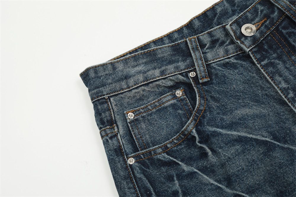 Vintage Men's Vibe Punk Washed Distressed Hippie Flared Jeans Size US 32 / EU 48 - 3 Thumbnail