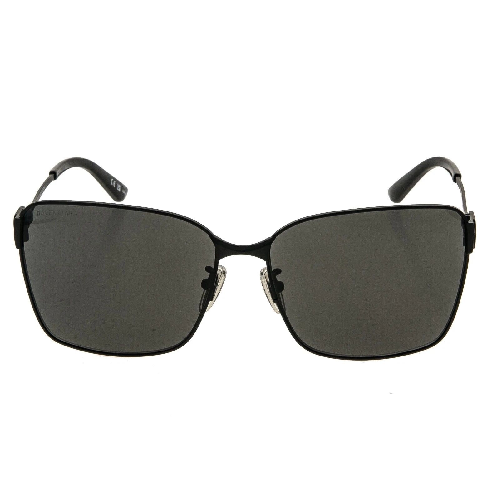 Balenciaga BALENCIAGA BB LOGO 0338 Rectangle Matte Black BB0338SK 001 Size ONE SIZE - 9 Thumbnail