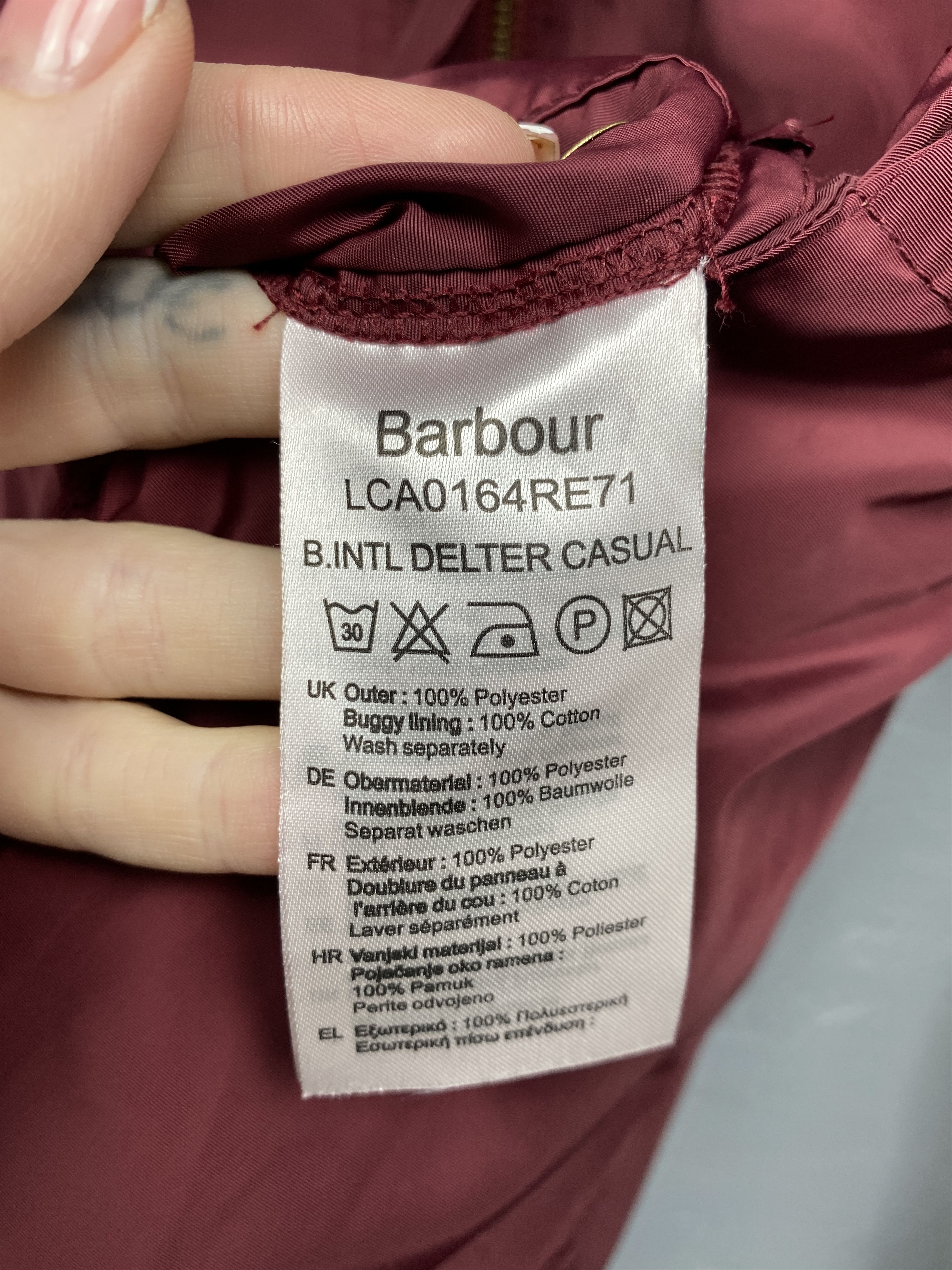 Barbour Barbour International Womens Delter Casual Jacket Size M / US 6-8 / IT 42-44 - 8 Thumbnail