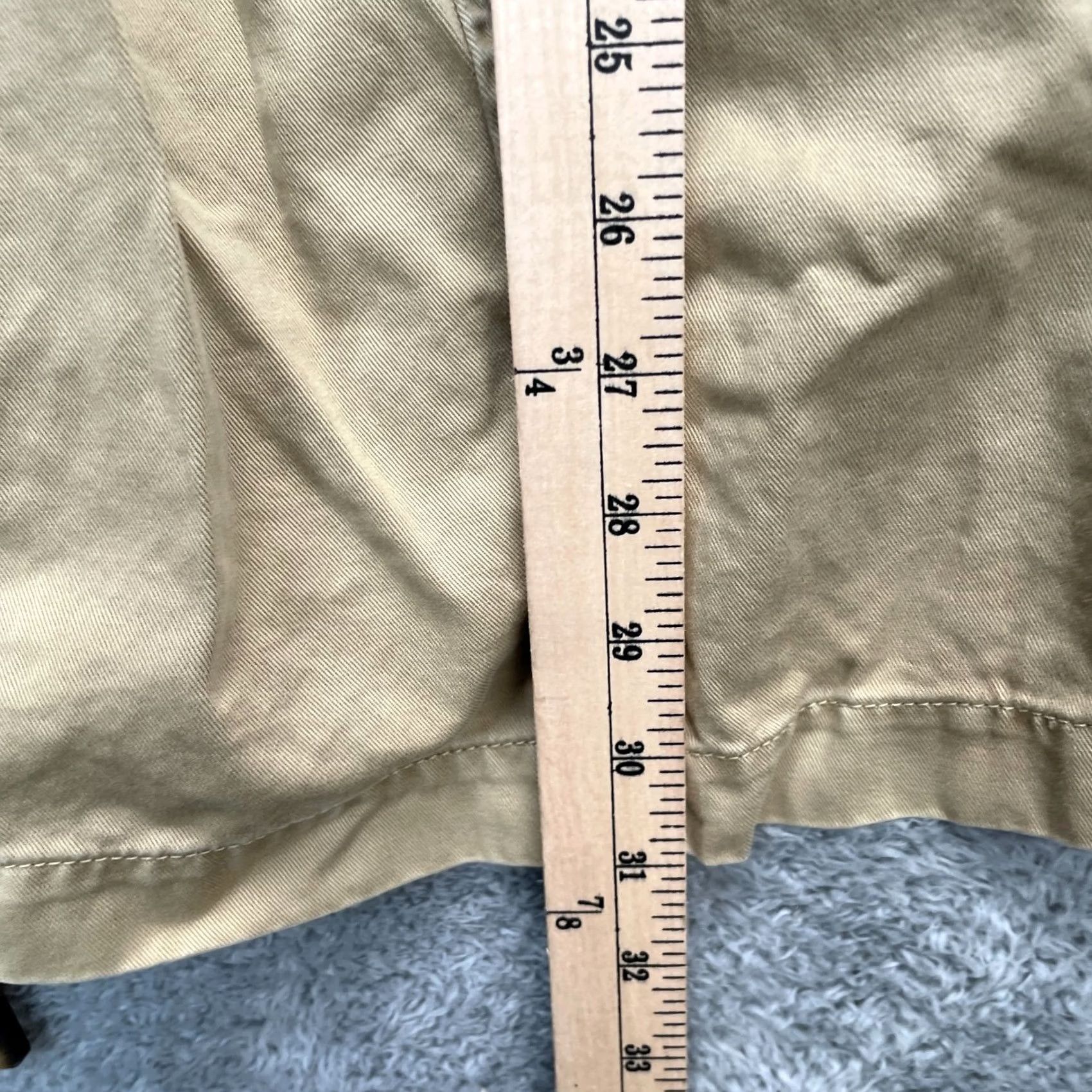 J.Crew J.CREW Jacket Womens 0 Petite Beige Overcoat Cotton Belted Waist Button Front Size XS / US 0-2 / IT 36-38 - 7 Thumbnail