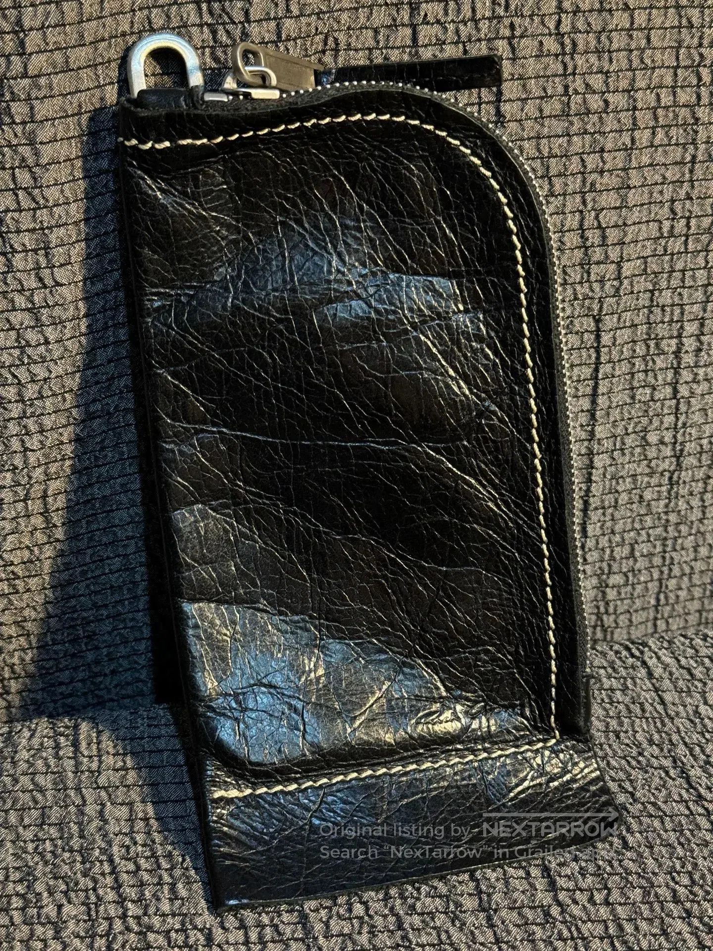 Rick Owens Rick Owens Leather Black Card Holder. Size ONE SIZE - 4 Thumbnail
