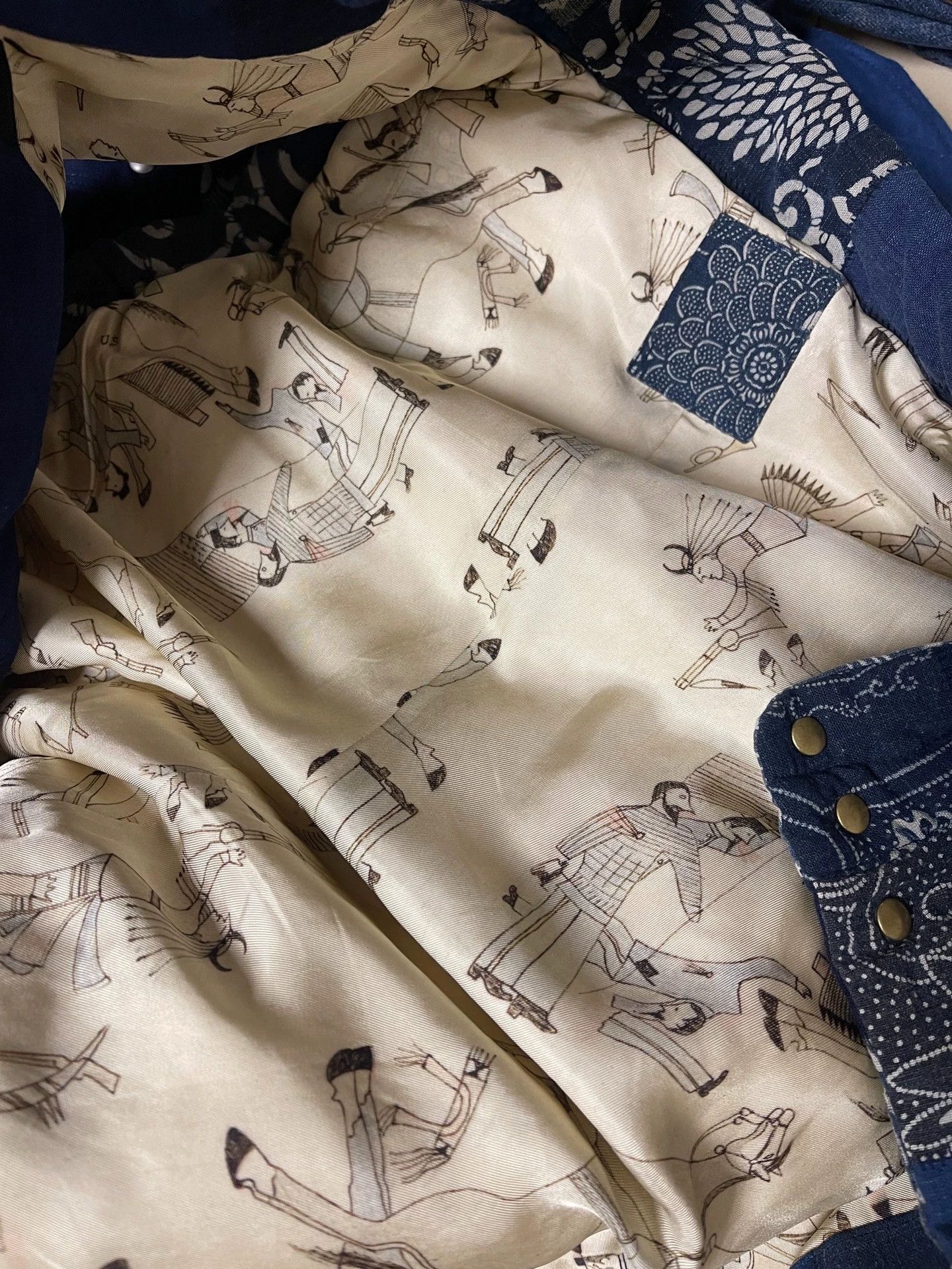 Visvim visvim ict kofu vest cloth patchwork white down silk Size 3 Size US L / EU 52-54 / 3 - 7 Thumbnail